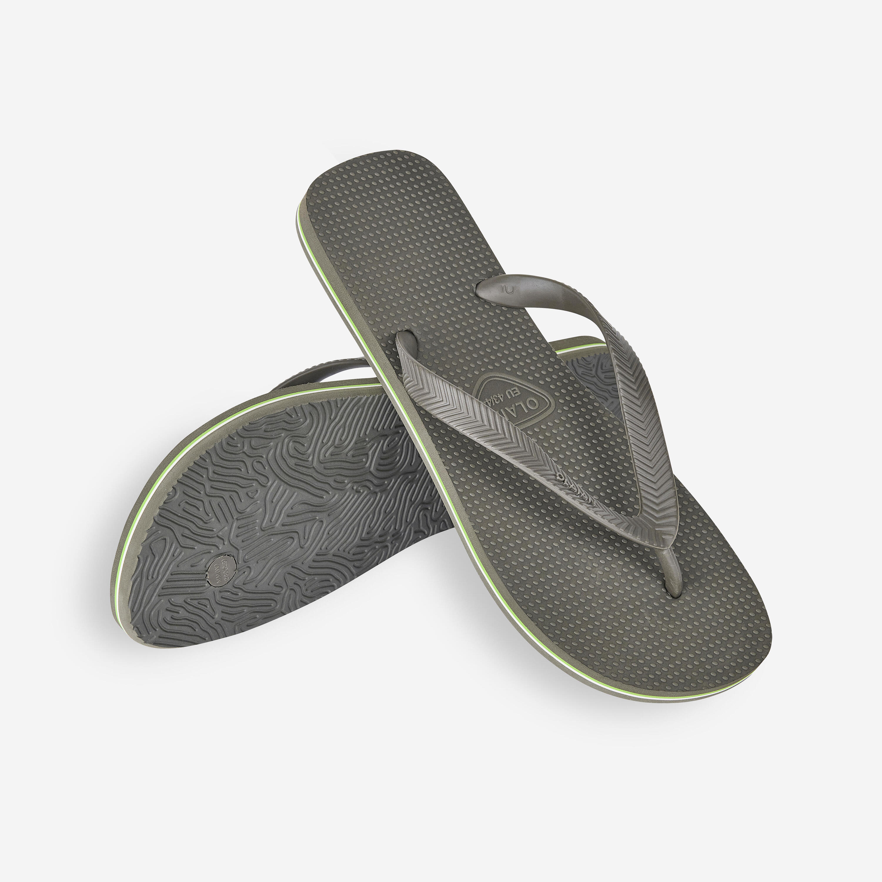 Tongs Homme - 500 kaki 4/5