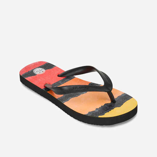 
      Boy's flip-flops -120 Paper black red
  