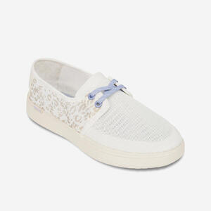 Zapatillas/Alpargatas Playa Areeta Mujer Blanco Leopardo