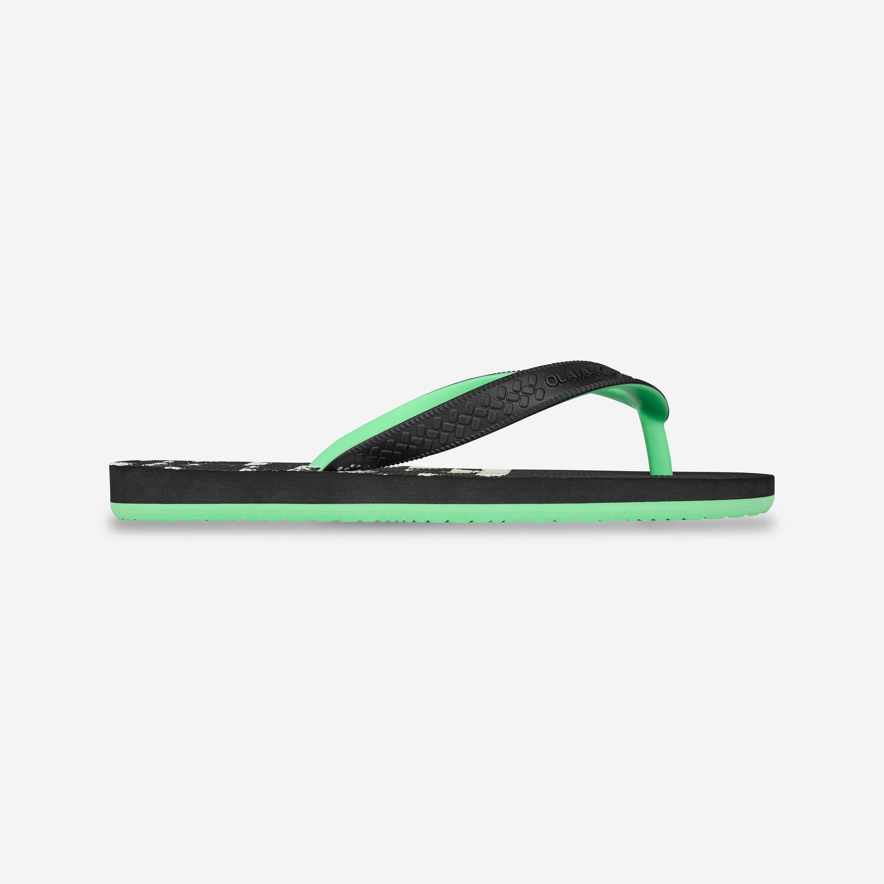Boy's flip-flops - 190 Byok black green 3/5