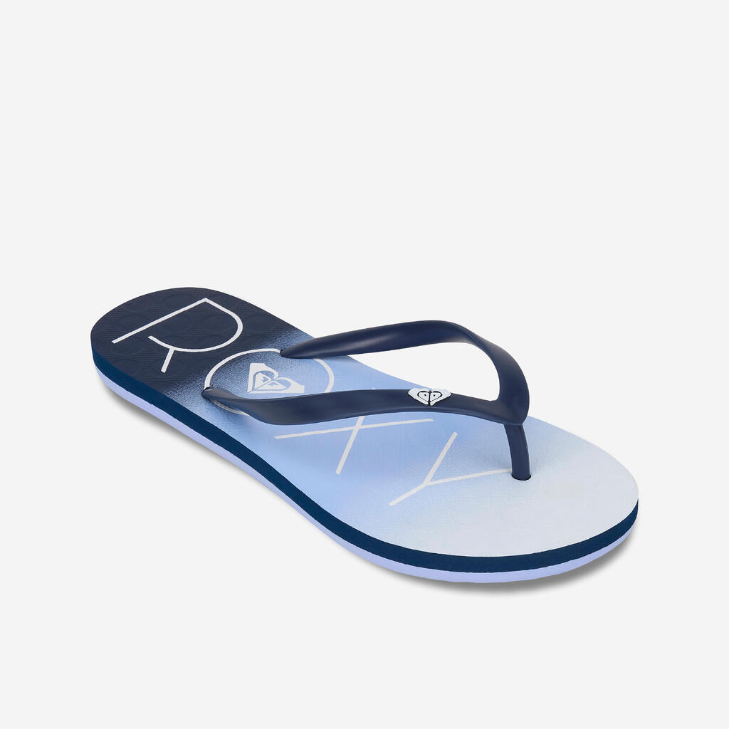 Women's flip-flops - To the sea gradient blue