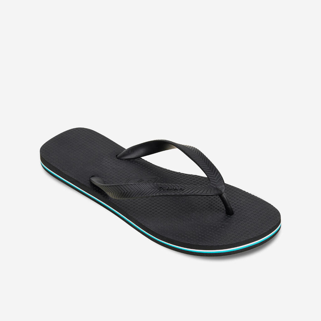 Men’s Flip-Flops - 500 Black
