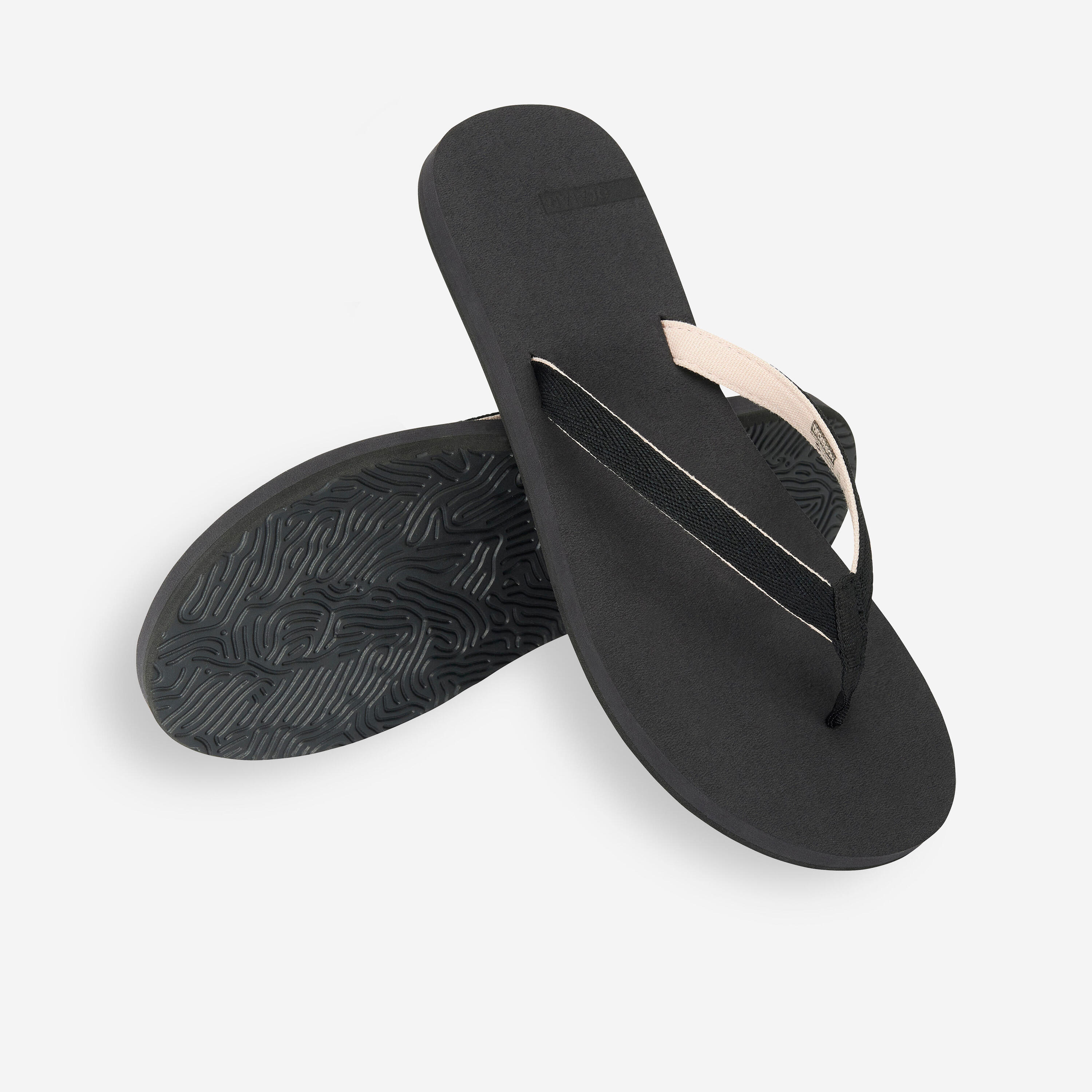 Tongs femme - 550 noir poudré 3/5