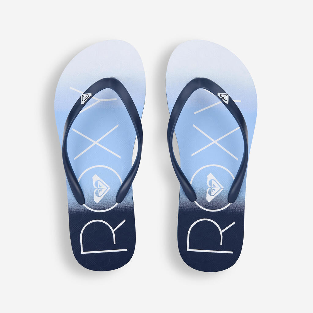 Women's flip-flops - To the sea gradient blue
