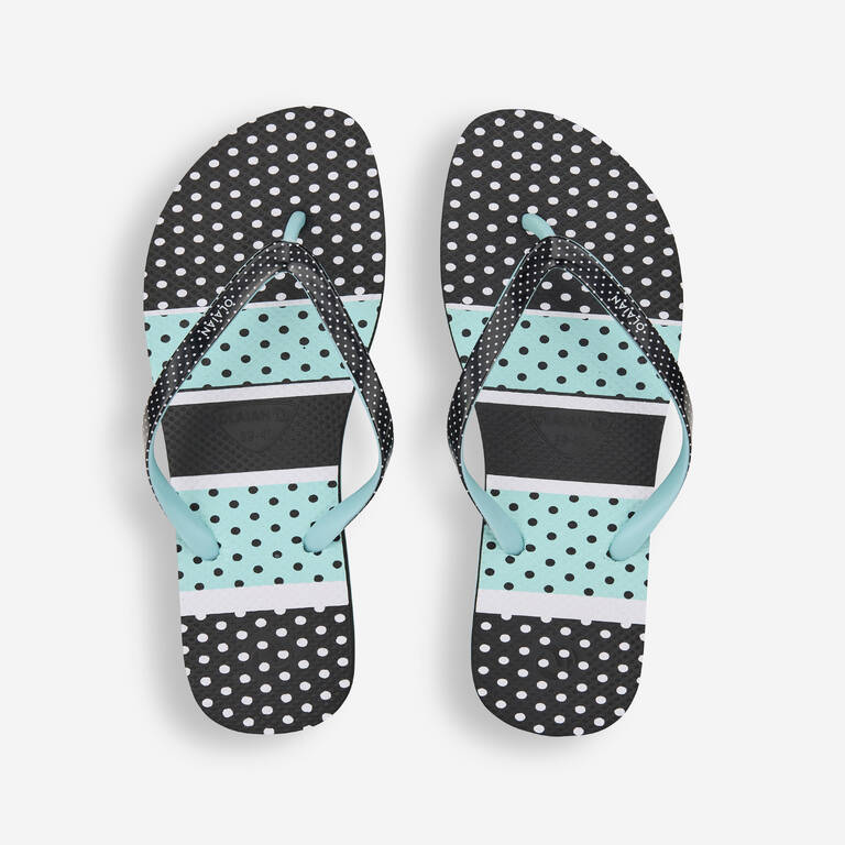 Sandal Flip-flop Wanita  190- Doty-  Hitam Biru