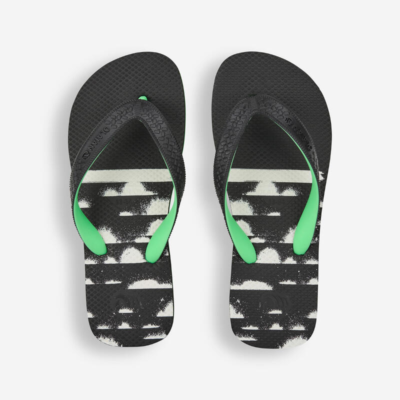 Teenslippers jongens 190 Byok zwart groen