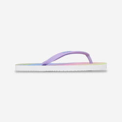 Girl's flip-flops - 120 Rainbow multi-coloured