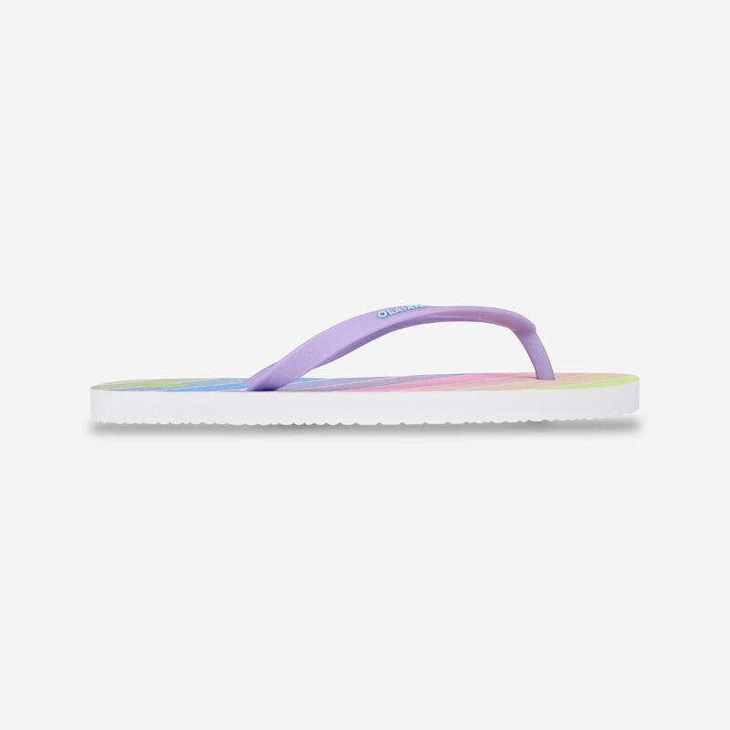 Tongs Fille - 120 Rainbow multicolore