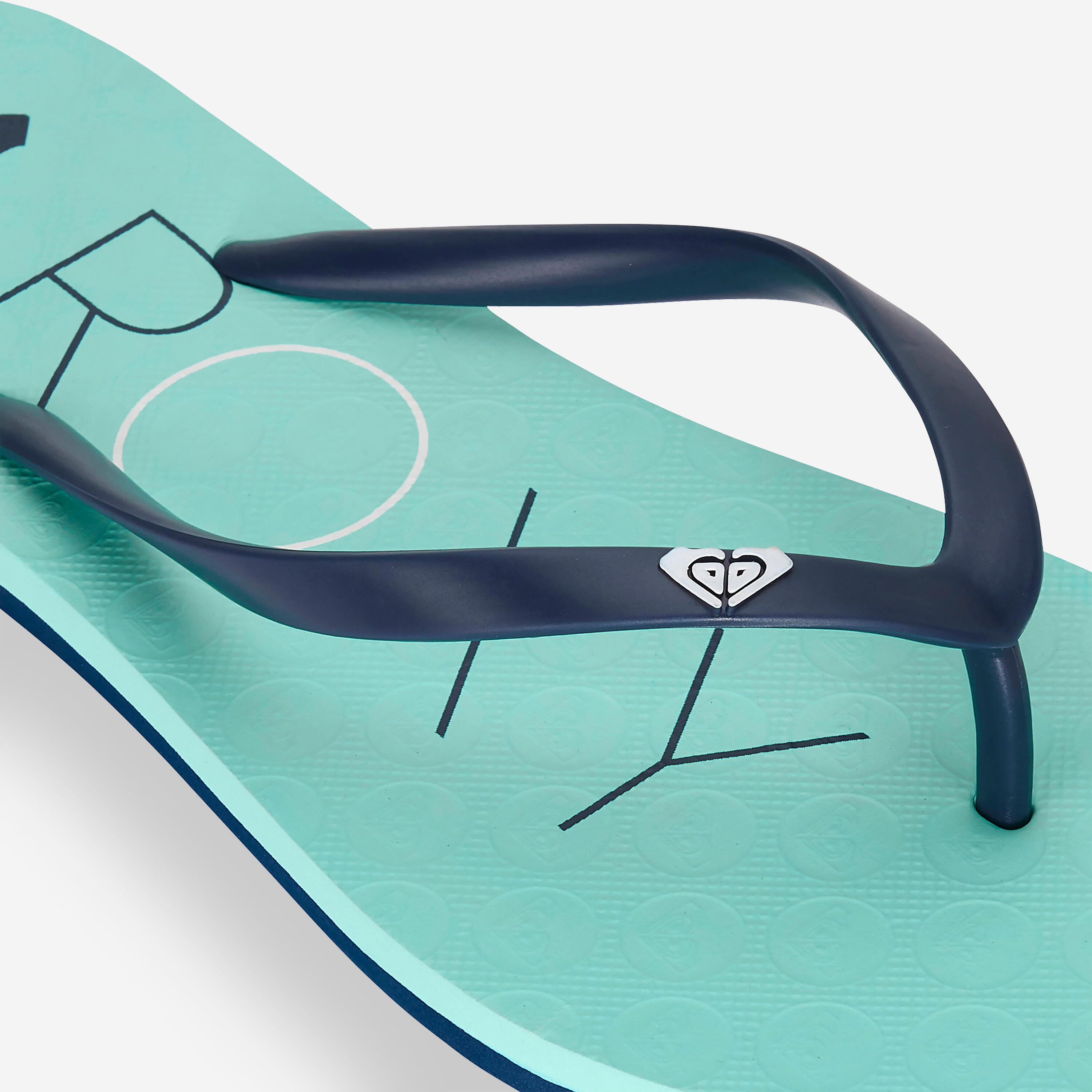 Women's flip-flops - To the sea green 4/5