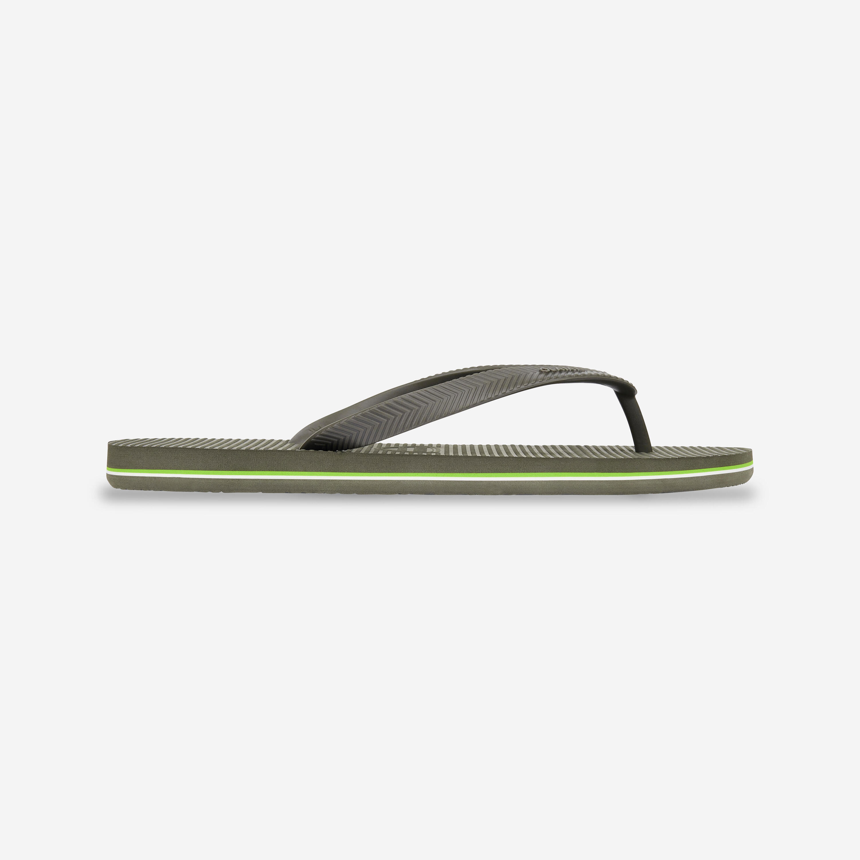 Men's Flip-Flops - 500 Khaki 3/5