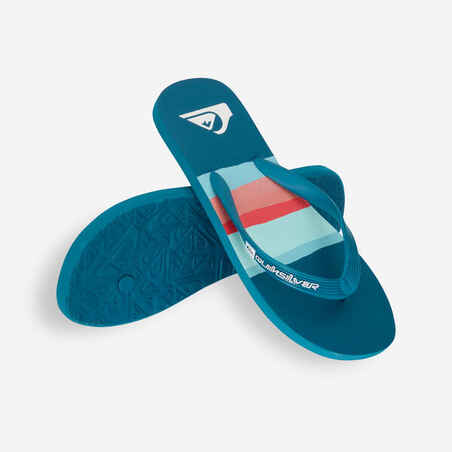 Men's flip-flops - Blurry horizon blue