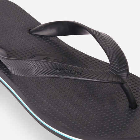 Men's Flip-Flops - 500 Black