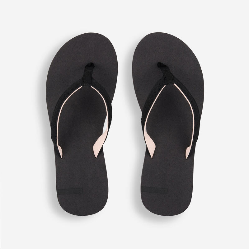 Teenslippers dames 550 poederzwart