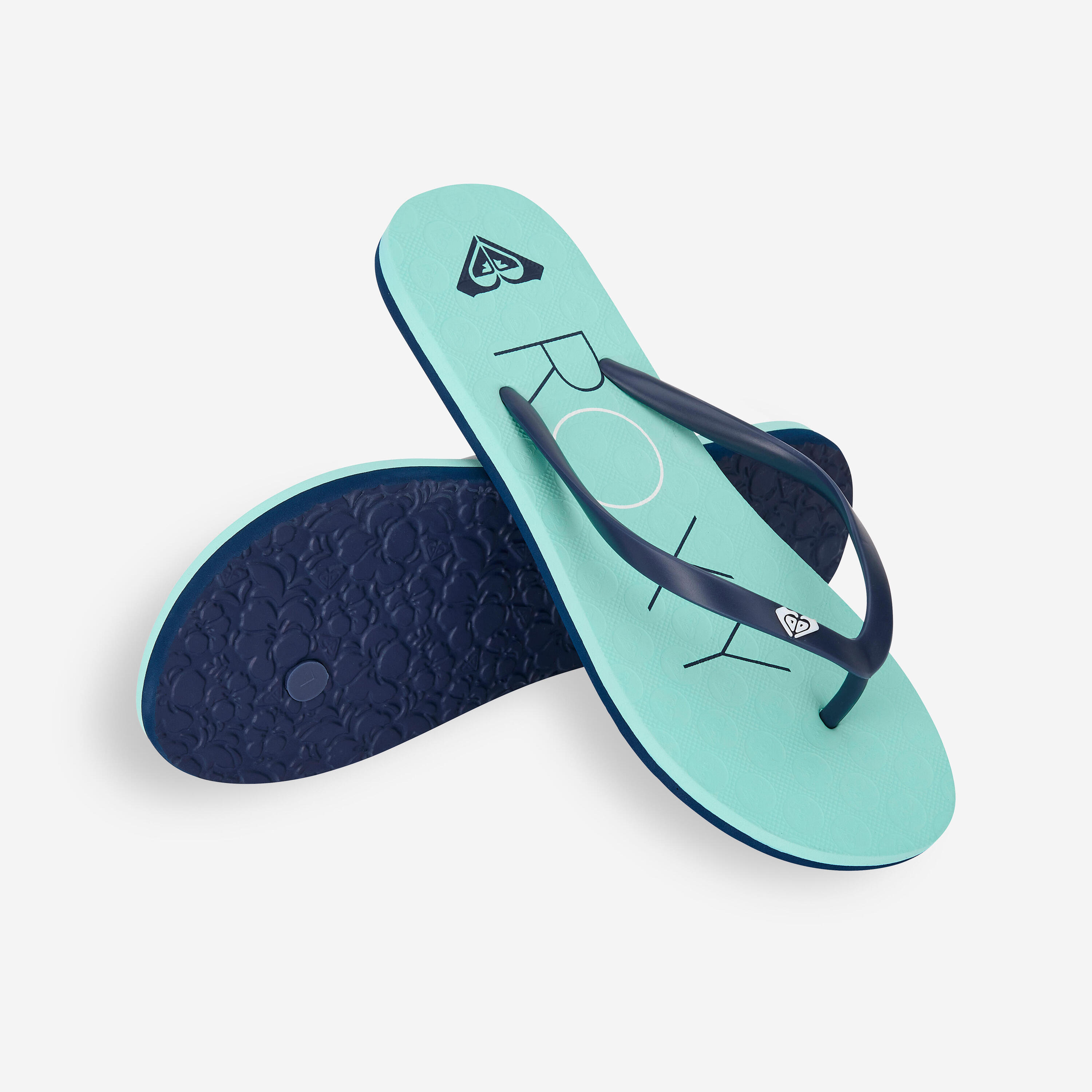 Women's flip-flops - To the sea green 3/5