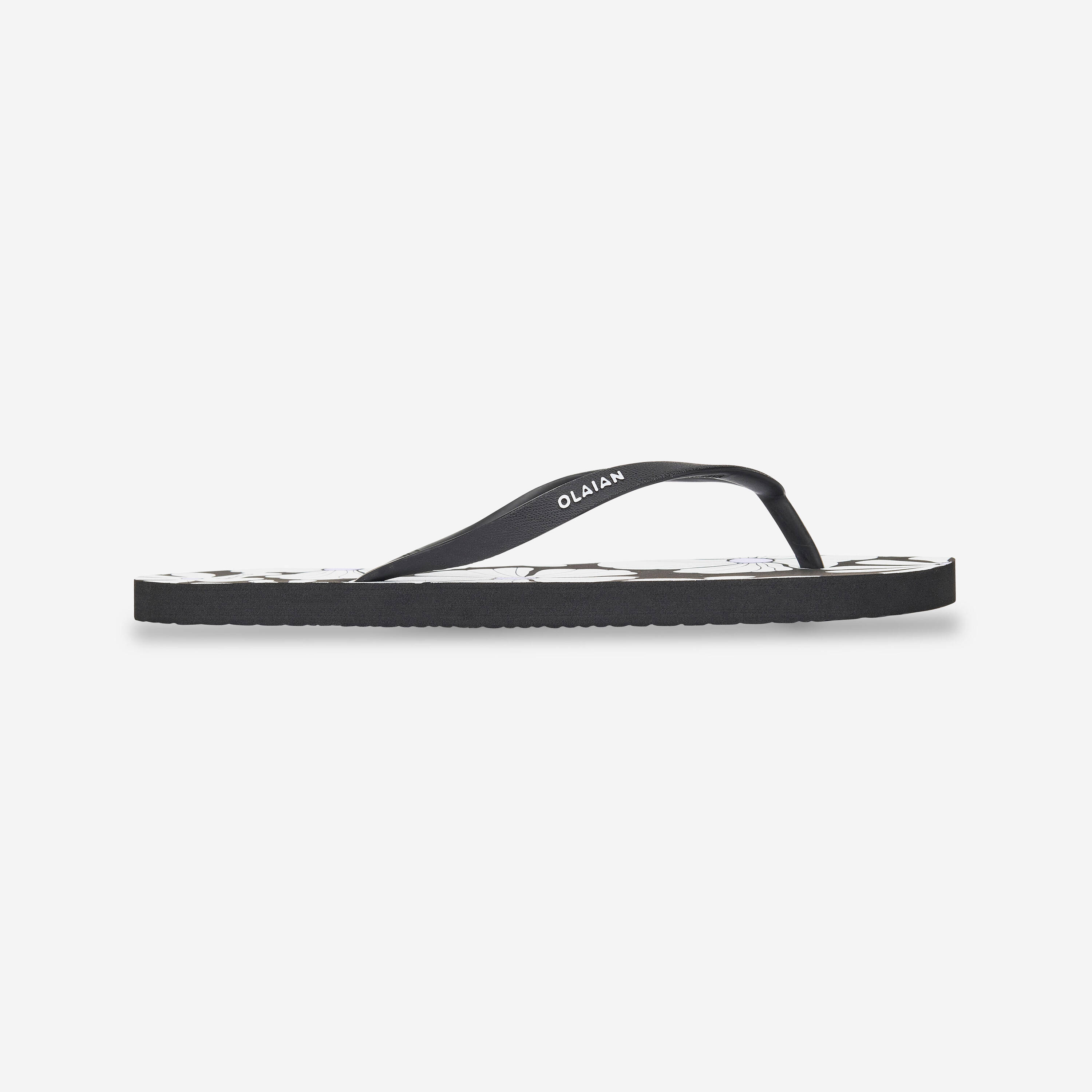 Women’s flip-flops - 120 Lila black white -  5