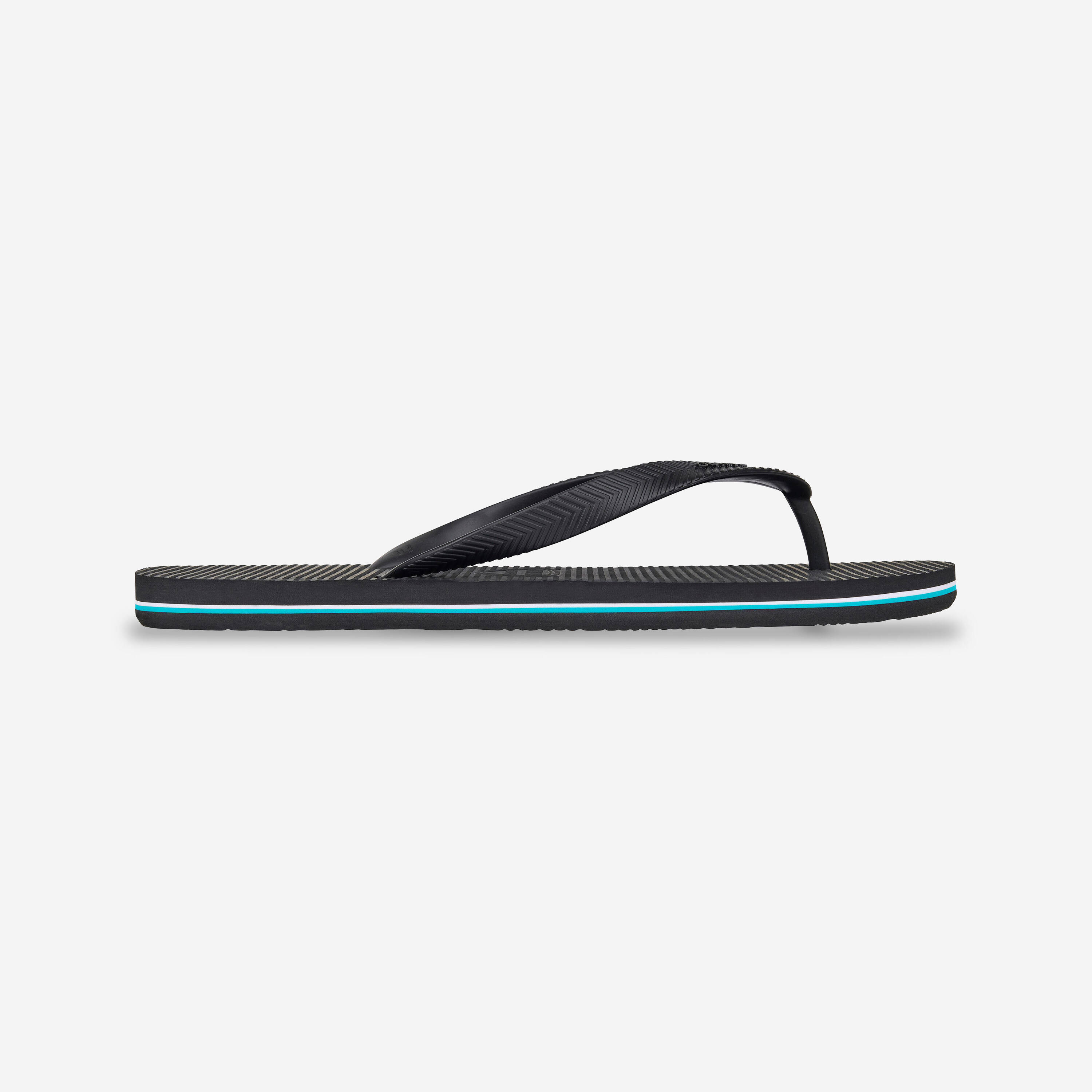 Men’s Flip-flops 500 Black -  2