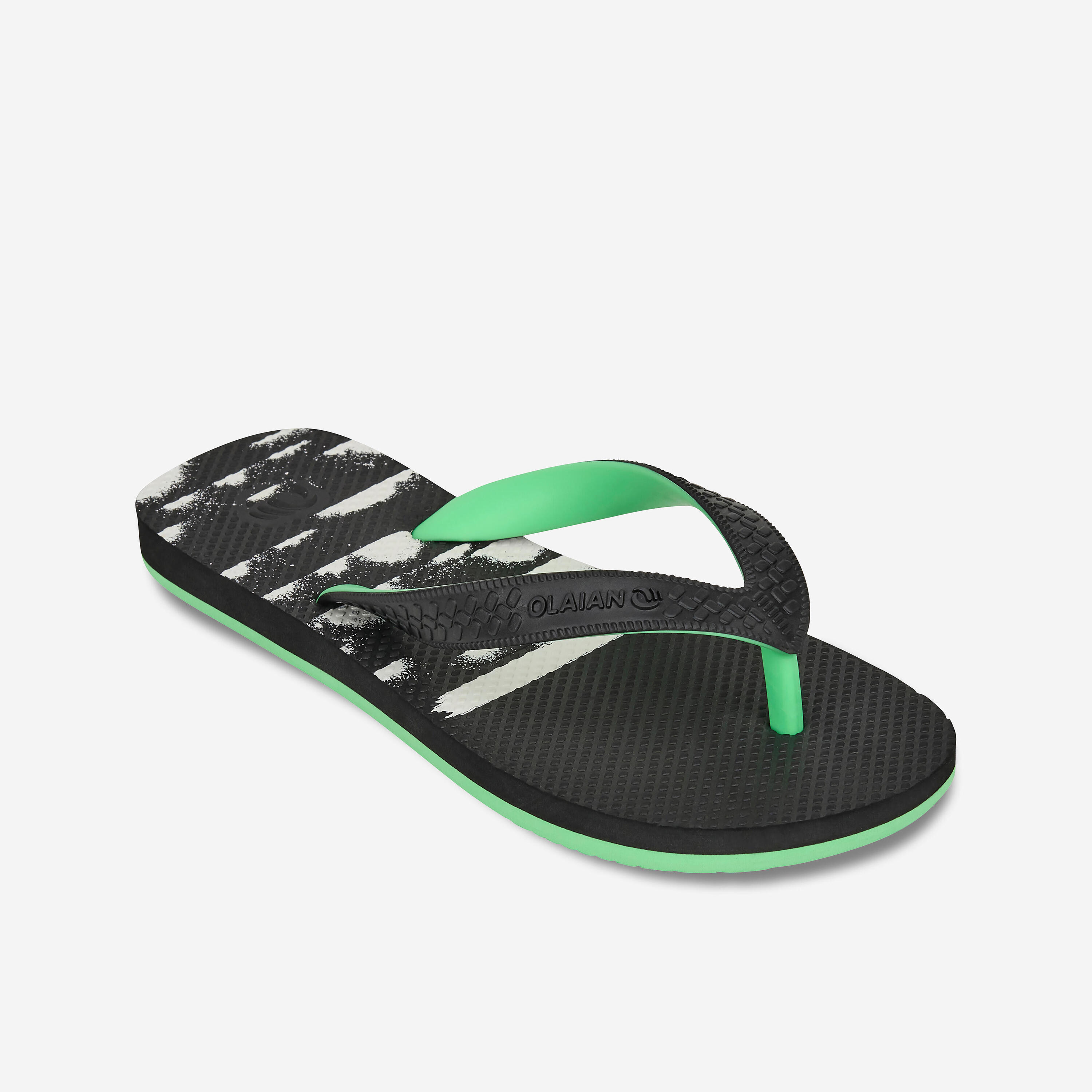 OLAIAN Boy's flip-flops - 190 Byok black green