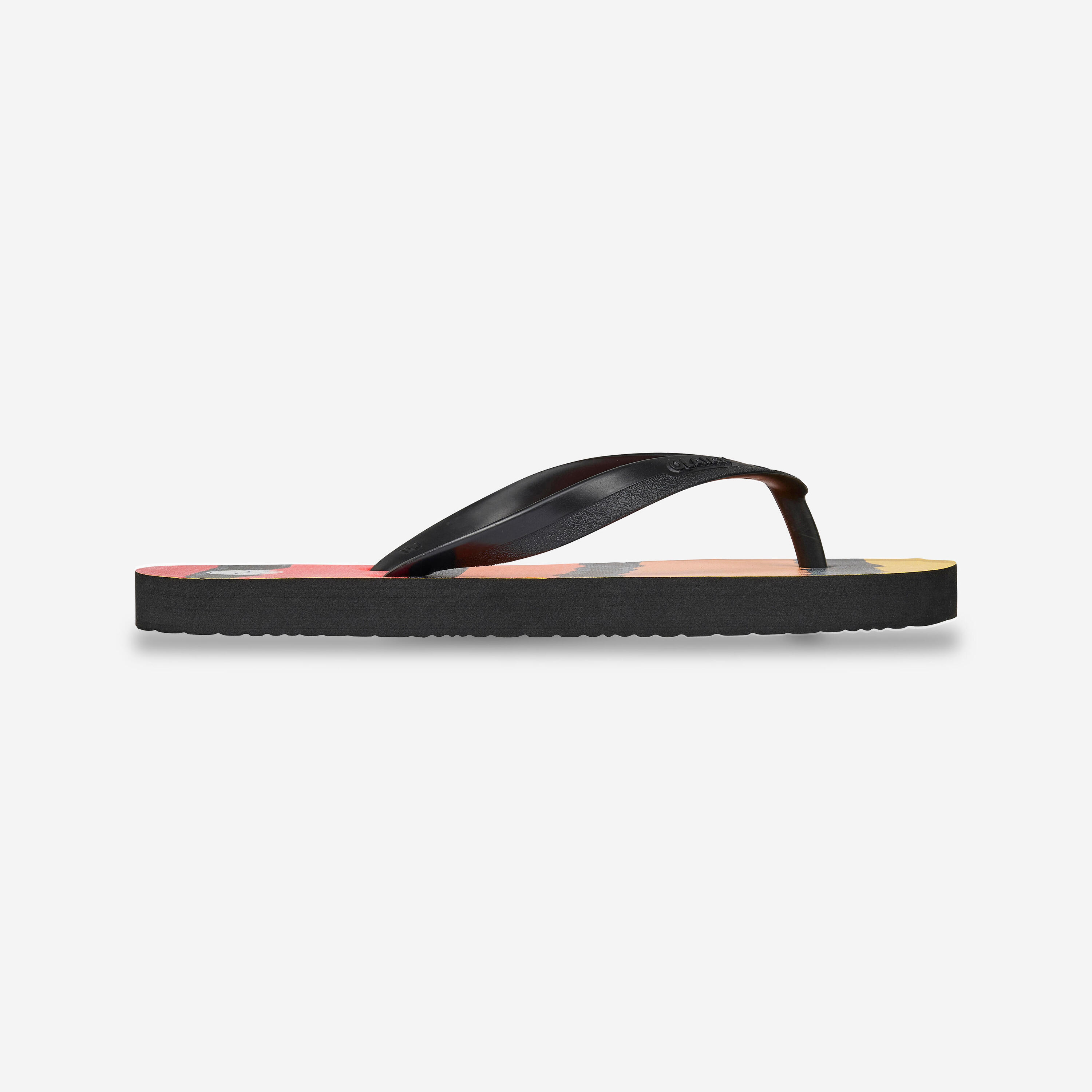 Boy's flip-flops -120 Paper black red 3/5