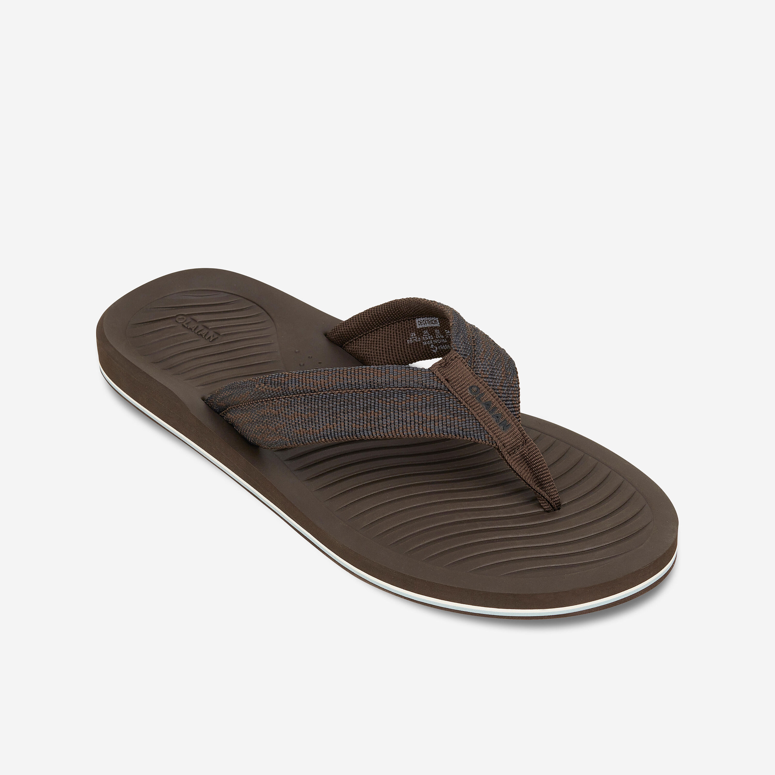 OLAIAN Men's flip-flops - 550 Brown grey