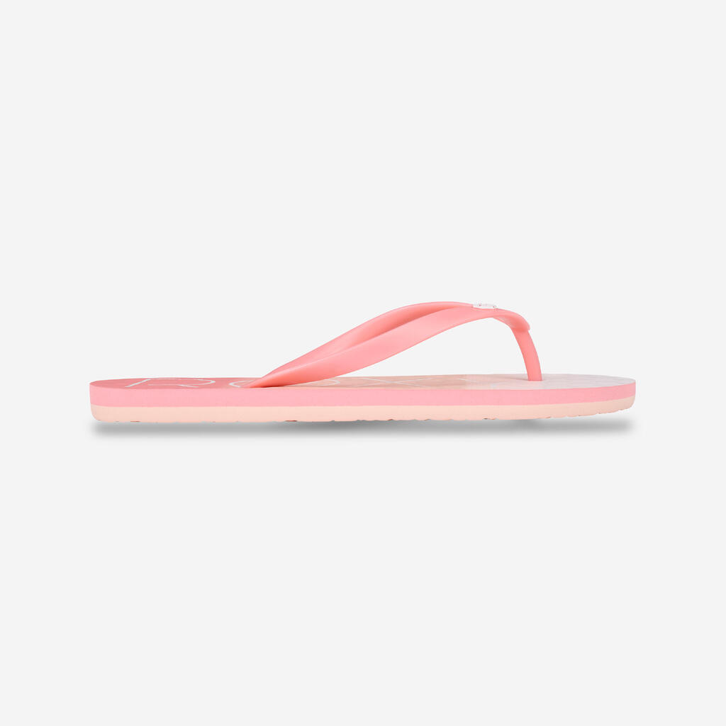Women's flip-flops - To the sea gradient peach