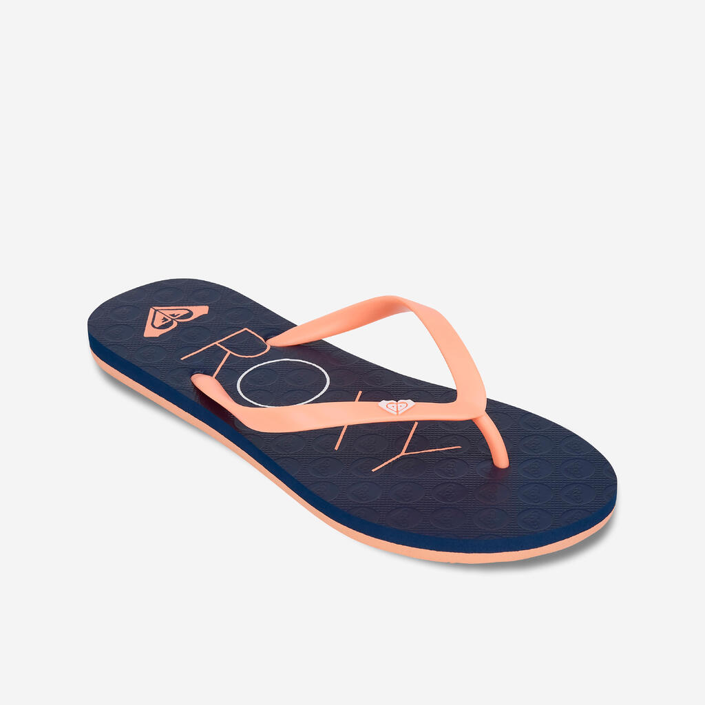 Women's Flip-Flops - To the sea indigo blue