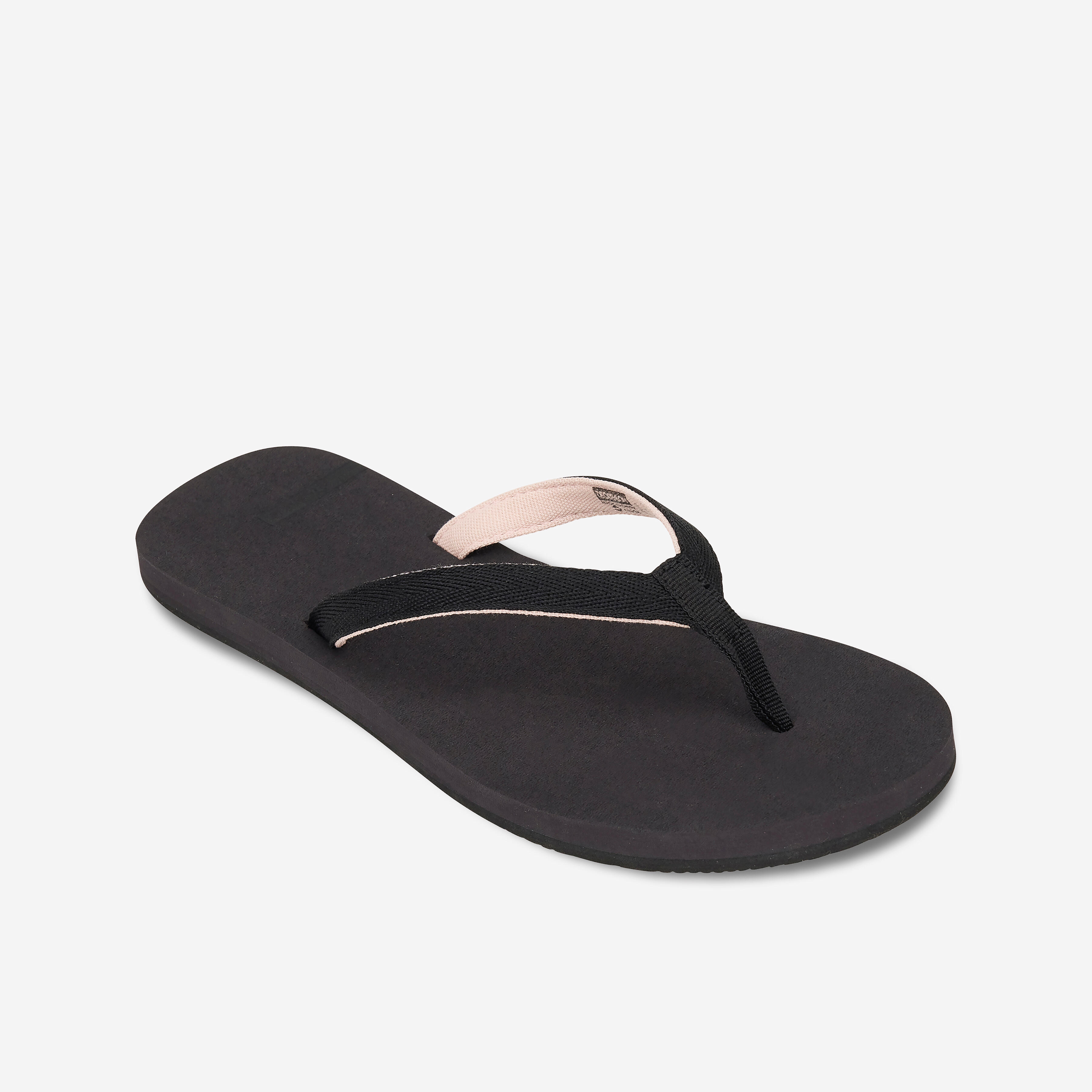Olaian - Tongs Femme - 550 Noir Poudré - Tongs - Surf Bodyboard Ski Nautique - Noir - 39/42 - Decathlon