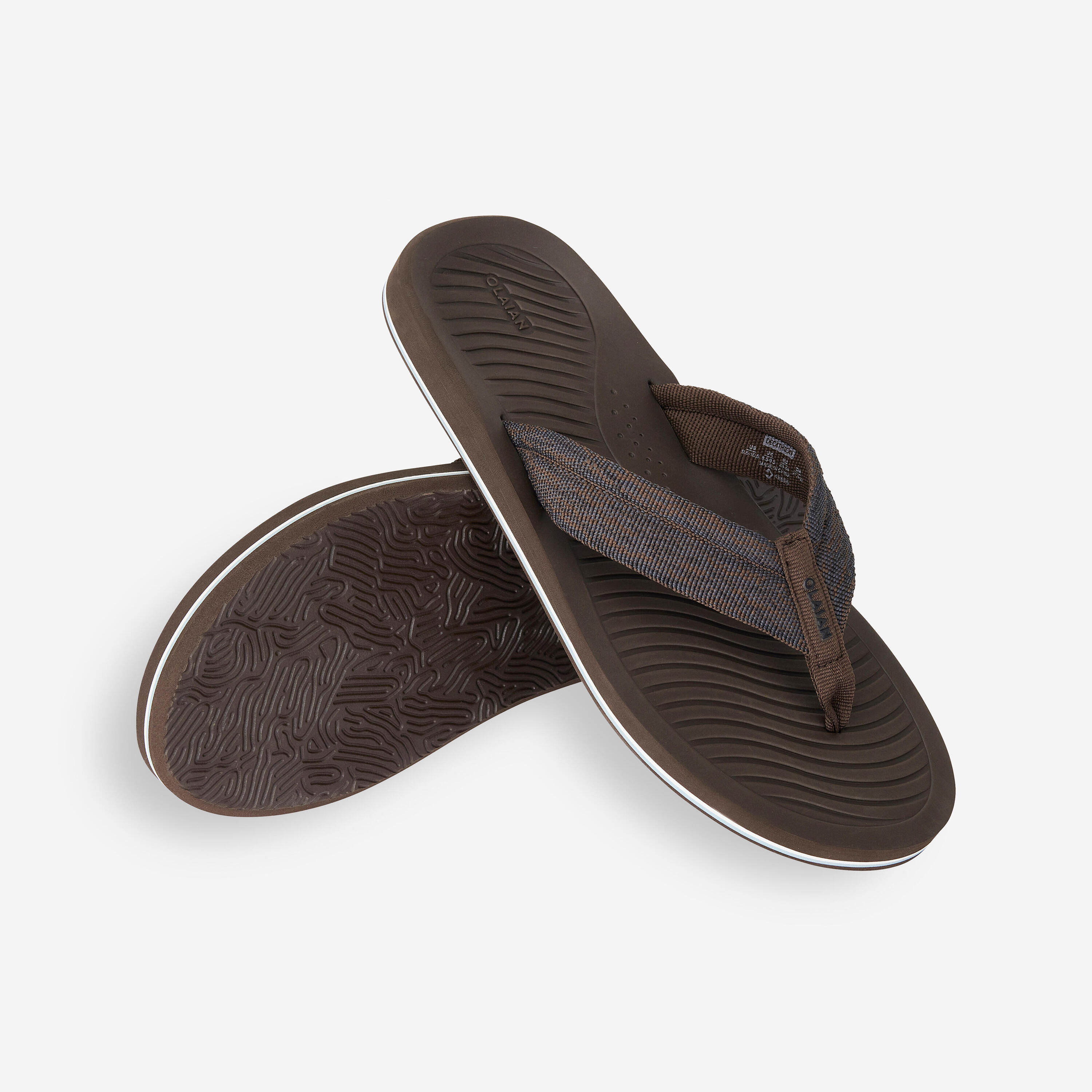 Men's flip-flops - 550 Brown grey 4/5