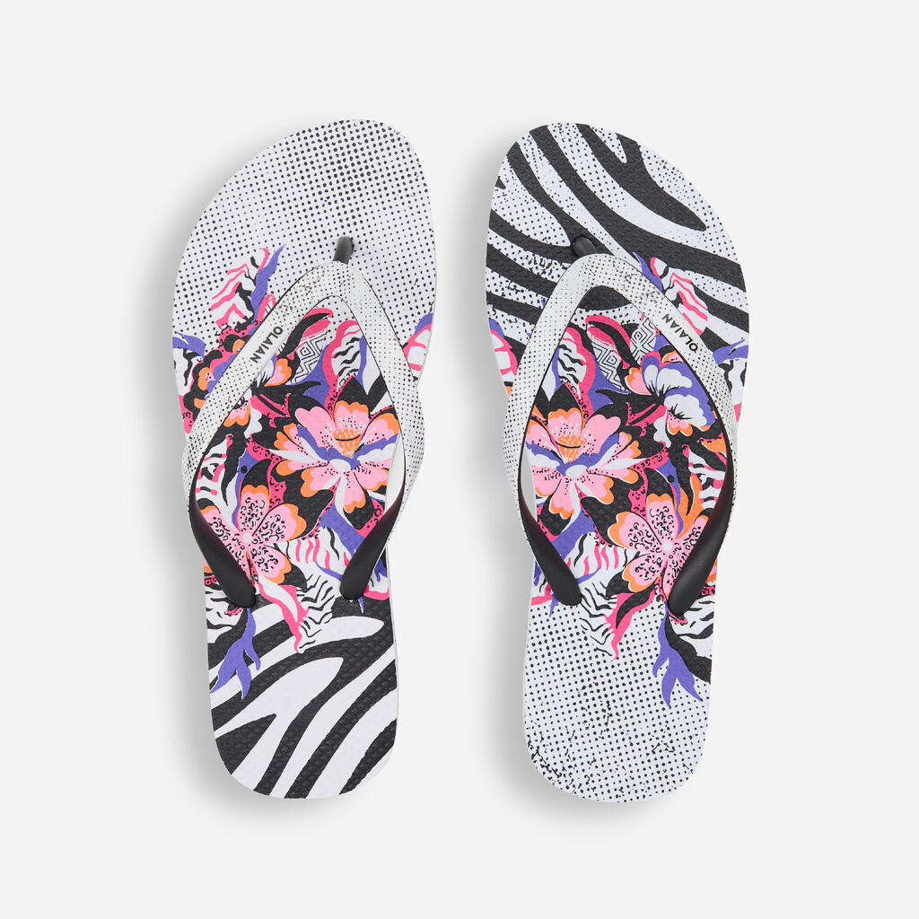 Women's flip-flops -190 Belly white