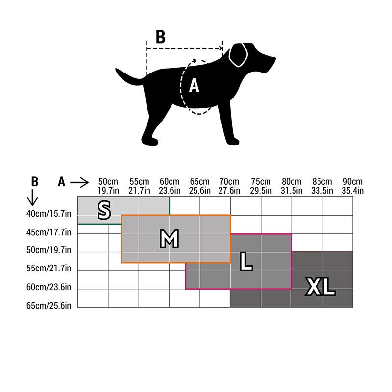 Albornoz Chaleco Perro Solognac Algodon Absorve Humedad Secante