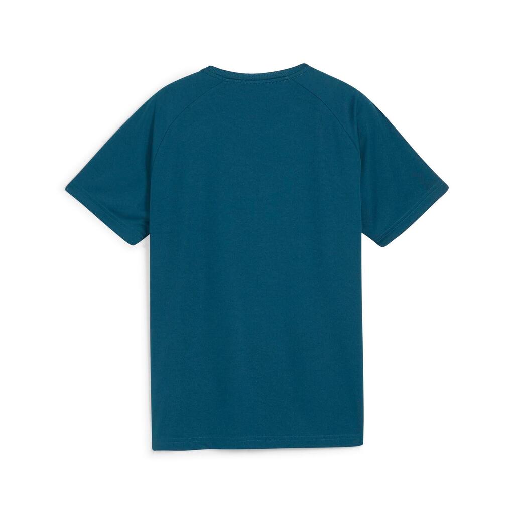 Bērnu futbola krekls “TeamLiga”, zils, ar apdruku
