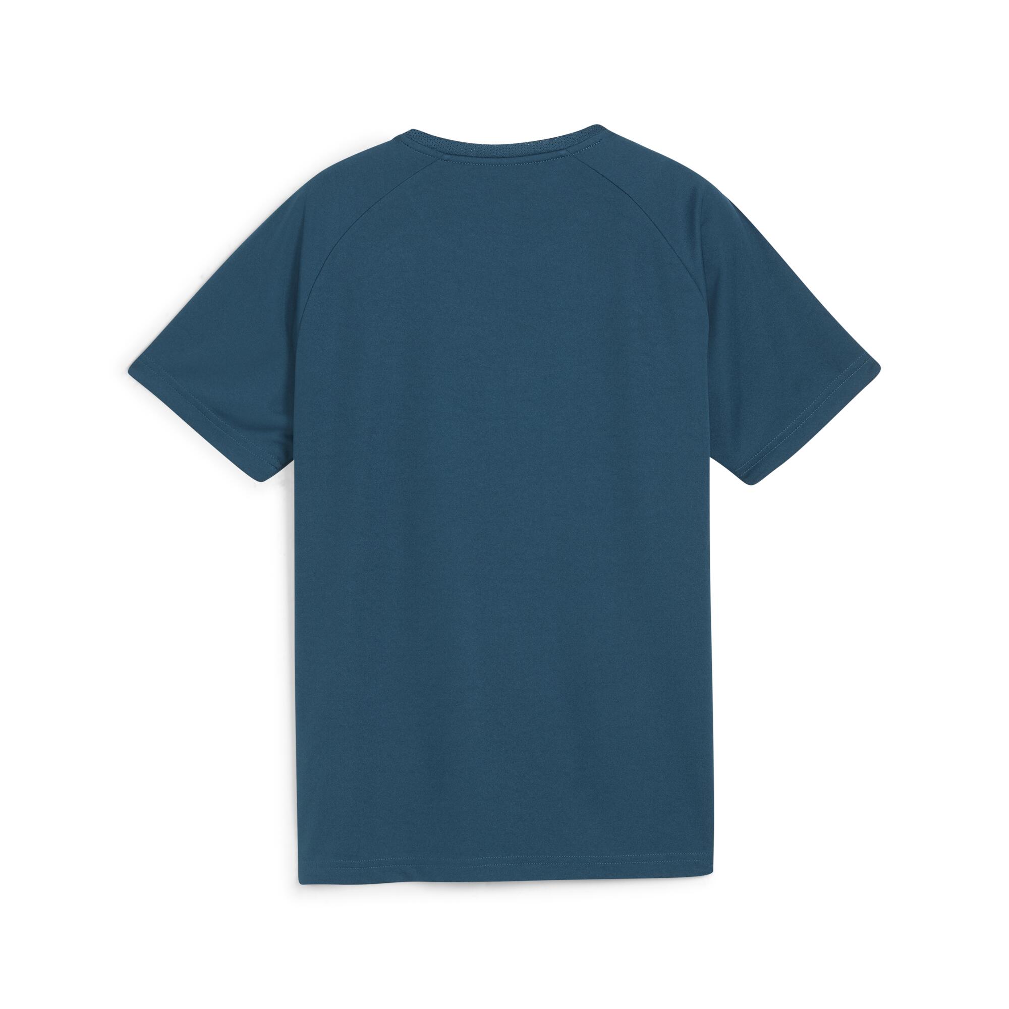 Camiseta Fútbol Puma TeamLiga Graphic Niños Azul 2/4