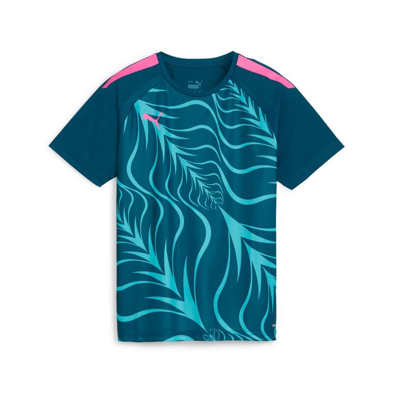 Camiseta Fútbol Puma TeamLiga Graphic Niños Azul