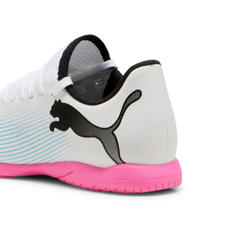 Kinder Fussball Hallenschuhe Futsal - Puma Future 7 Play IN weiss