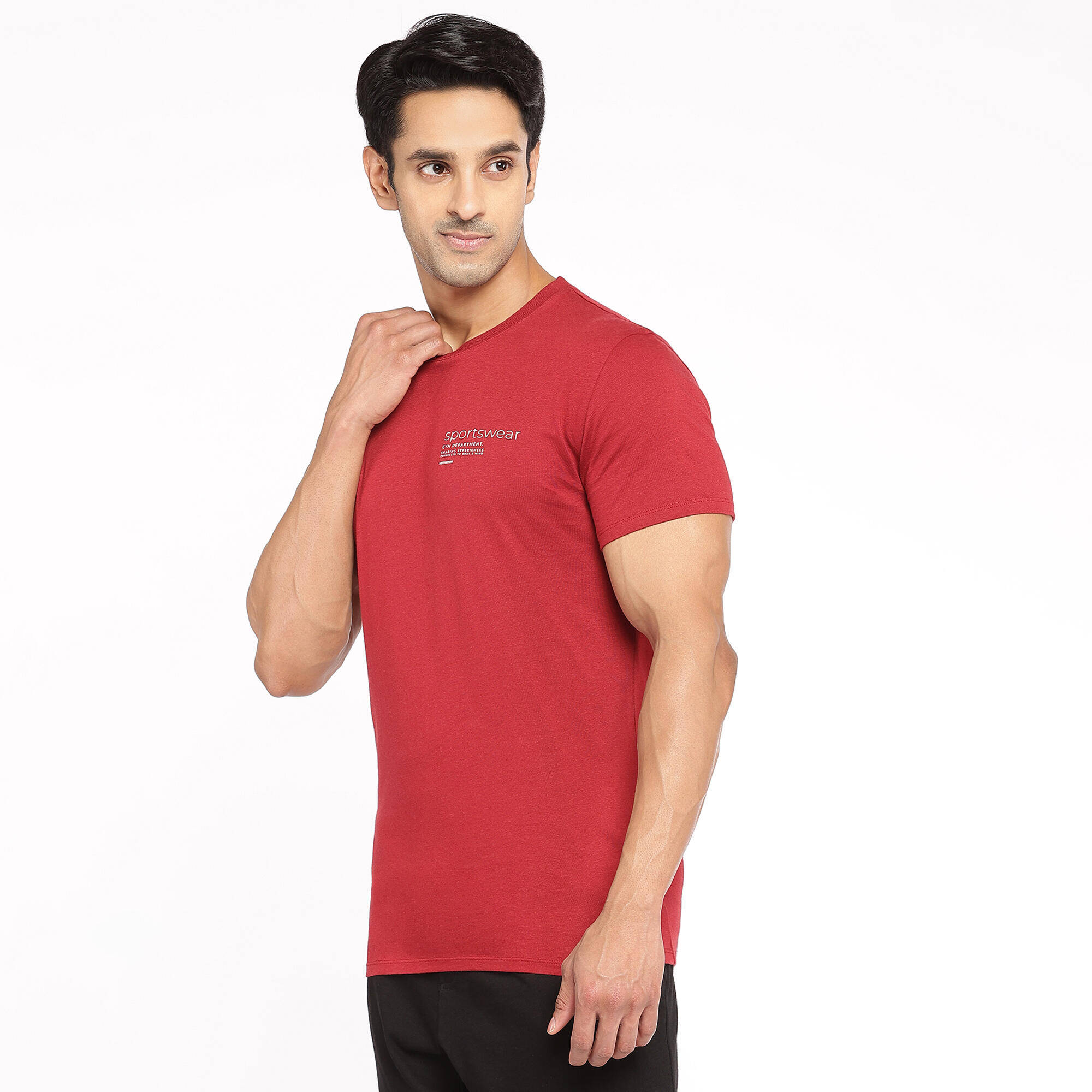 T-Shirt 150 M Cos Regular Bordeaux -  4