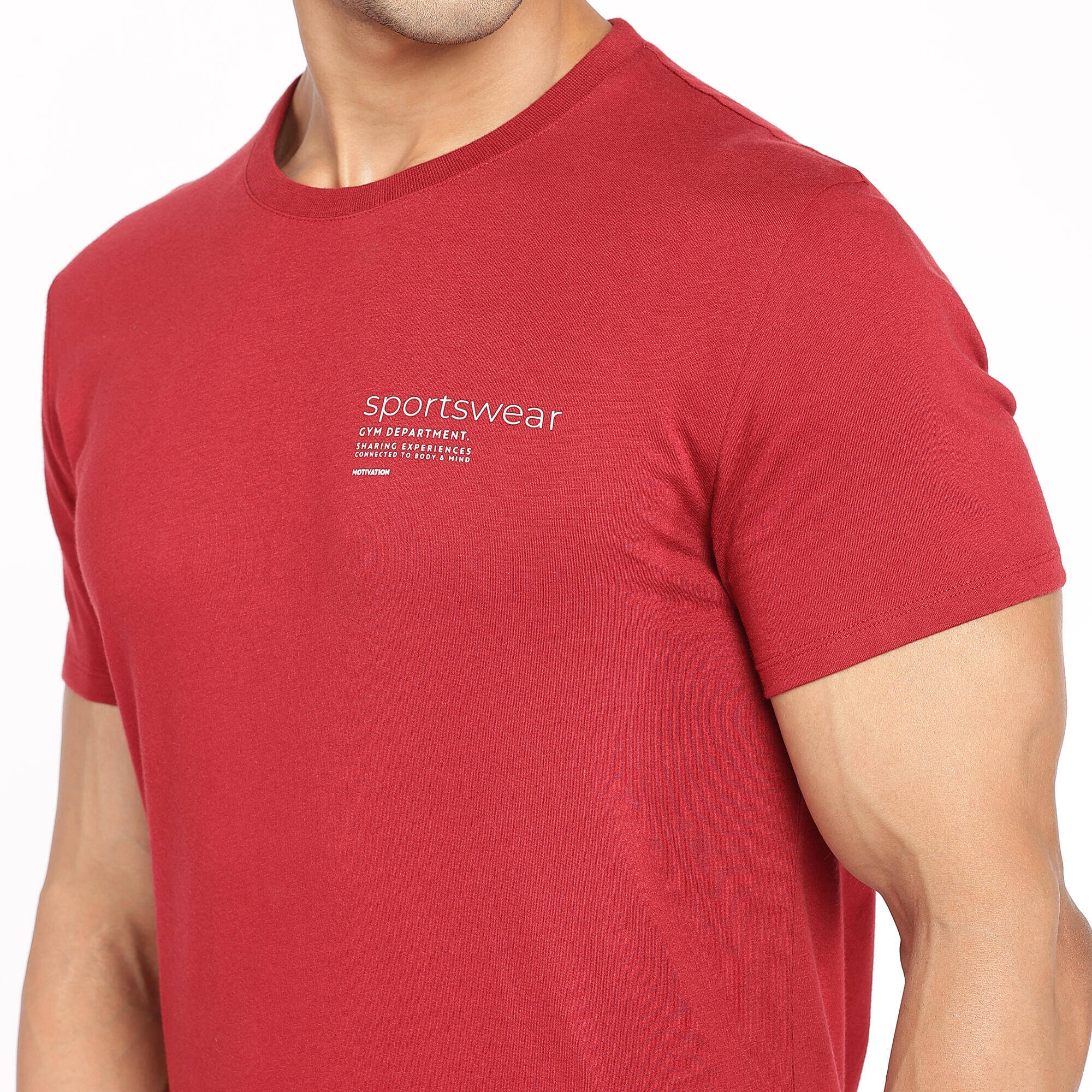 T-Shirt 150 M Cos Regular Bordeaux -  5