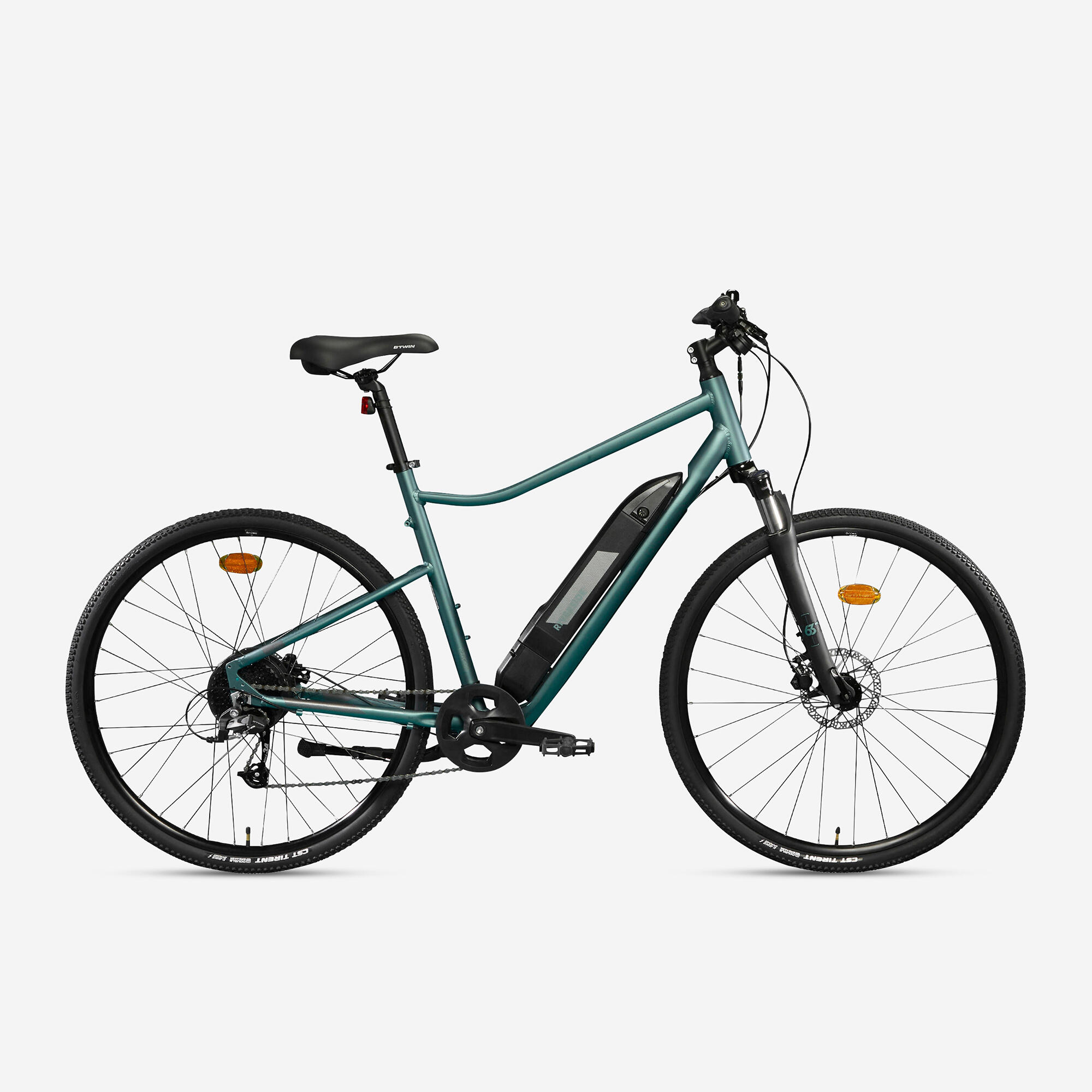 Electric Hybrid Bike Riverside 500 E Green Decathlon