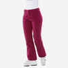 Women's Warm Ski Trousers  580 - Burgundy