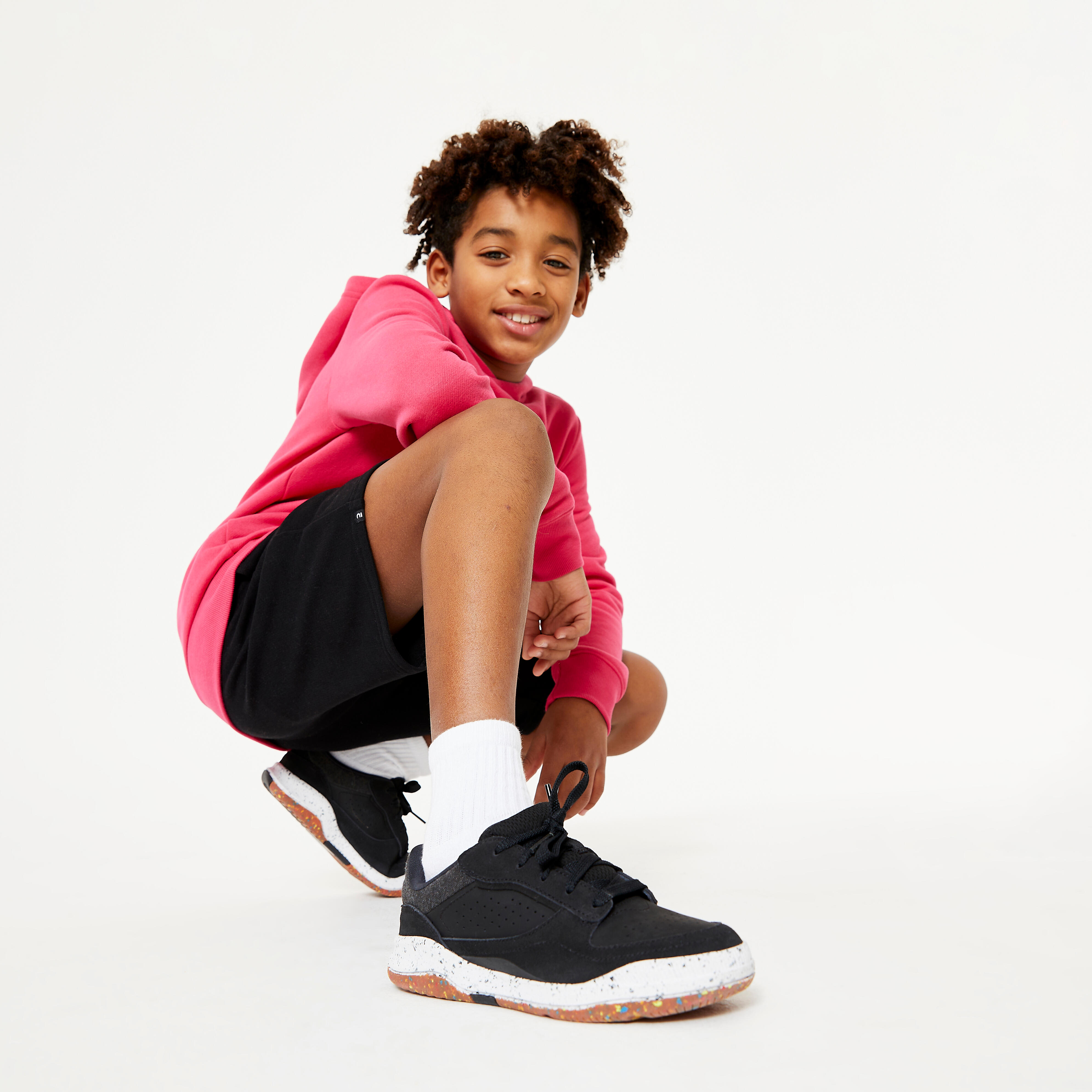 Chaussures à lacets enfant en cuir – Playventure City - DECATHLON
