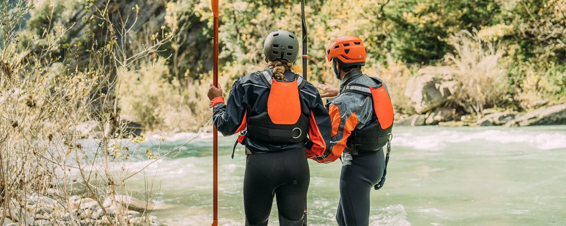 Praticante de canyoning