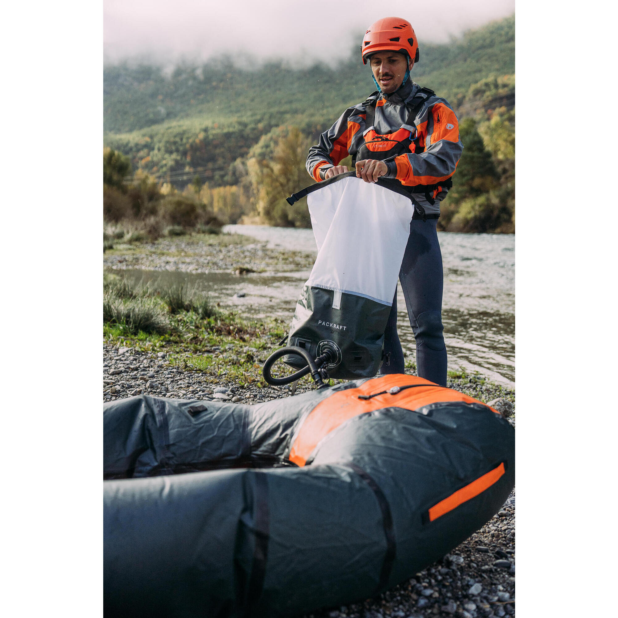 70N Canoe Kayak SUP Expedition Buoyancy Vest - BA X900