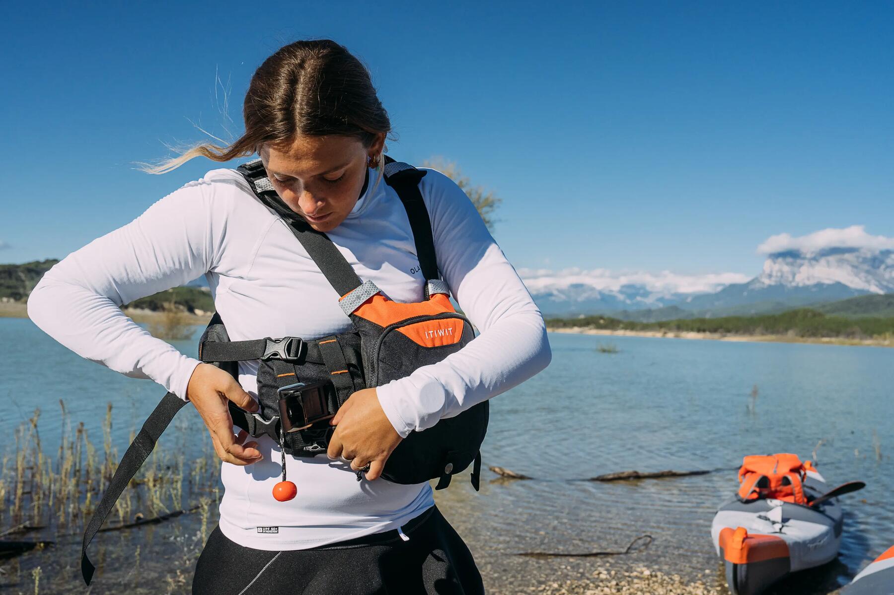gilet de kayak aisance de mouvement