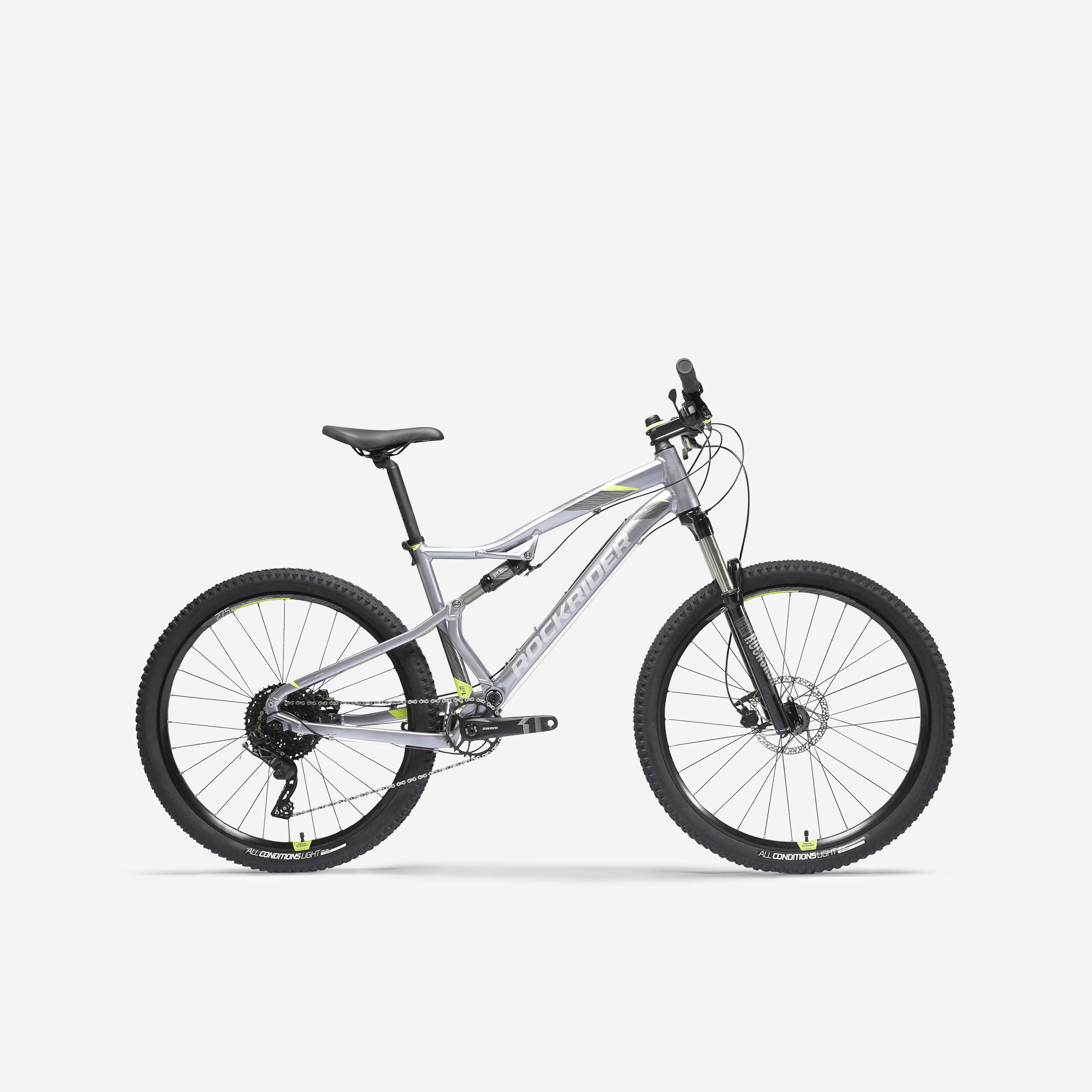 27.5" Mountain Bike ST 900 S - Grey/Yellow 1/10