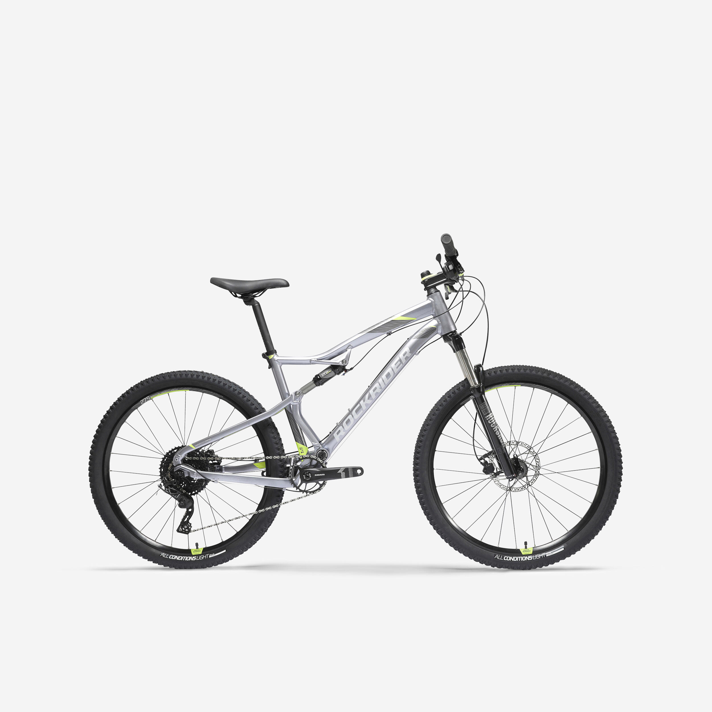 Bicicletă MTB ST 900 S 27,5″ Gri-Galben (MTB)