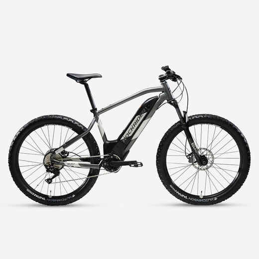 
      27,5"+ elektriskais kalnu velosipēds “E-ST 900” ar priekš. amortizāciju, pelēks
  
