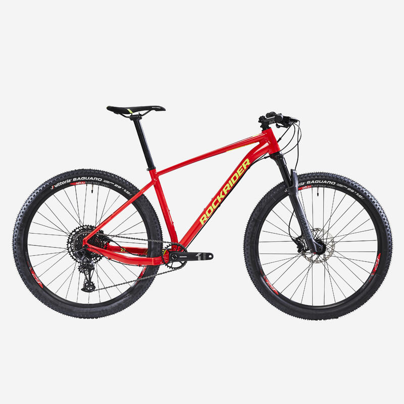 Bicicleta BTT Cross Country XC 120 Quadro Alumínio Vermelho