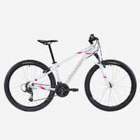 Women's 27.5-inch light aluminium frame mountain bike, white