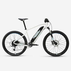 Elektrische hardtail mountainbike E-ST 100 27.5" wit