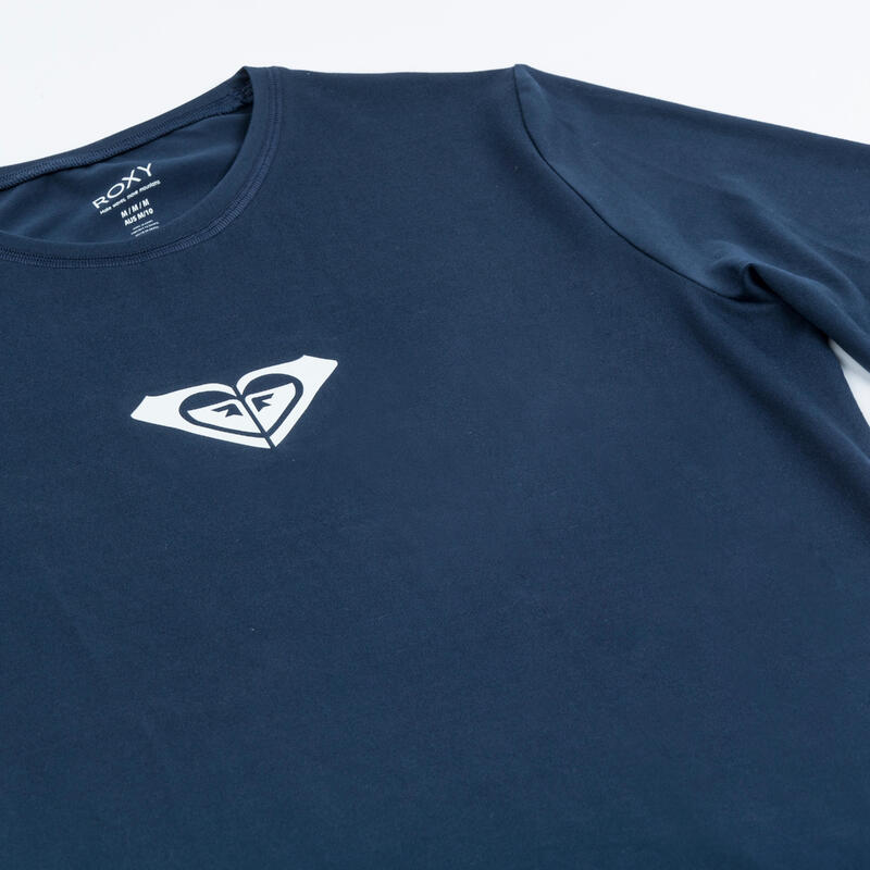 Tricou anti-UV, UPF50+ Logo Albastru Mov Damă