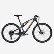 Bicicleta BTT cross country XC 500 S quadro Carbono e alumínio cinzento