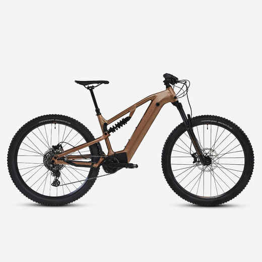 
      29" Full Suspension Electric Mountain Bike E-Expl 700 S - Copper
  